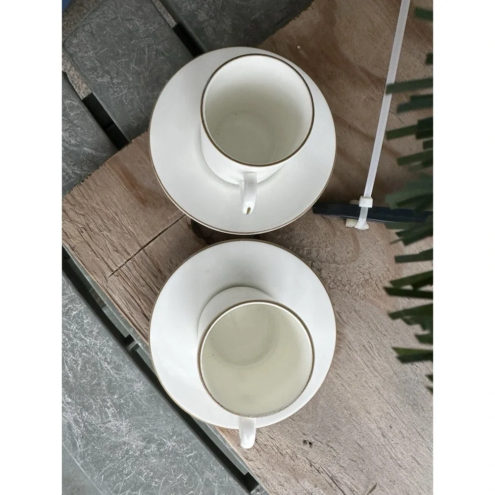 2 Vintage Bone‎ China Coalport MADE IN ENGLAND TIFFANY & CO CUP AND SAUCER